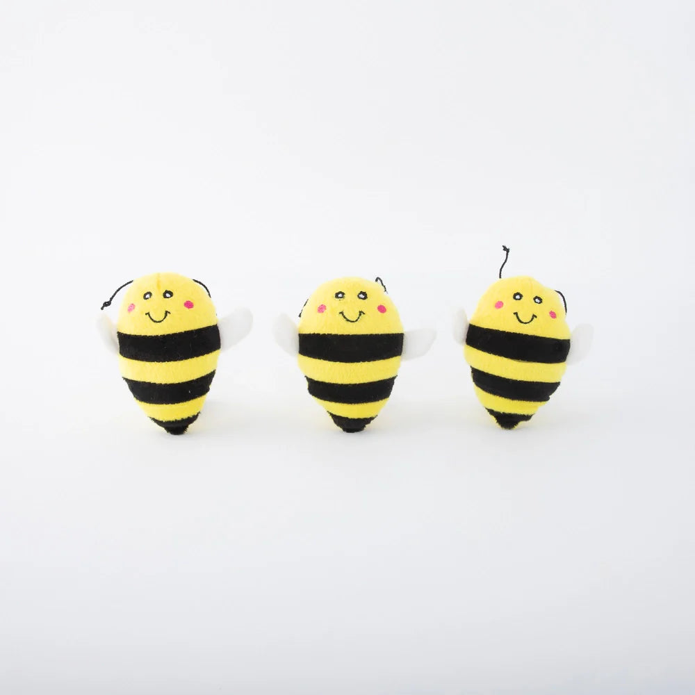 ZippyPaws Burrow Dog Toy - Honey Pot Bees