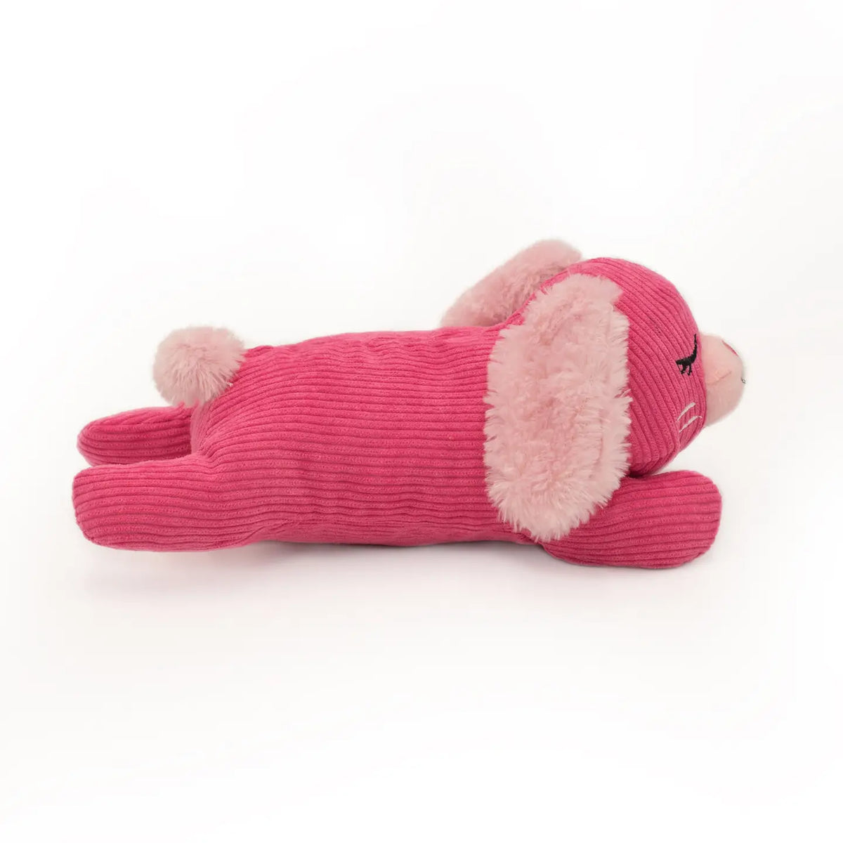 ZippyPaws Snooziez with Shhhqueaker Dog Toy - Bunny