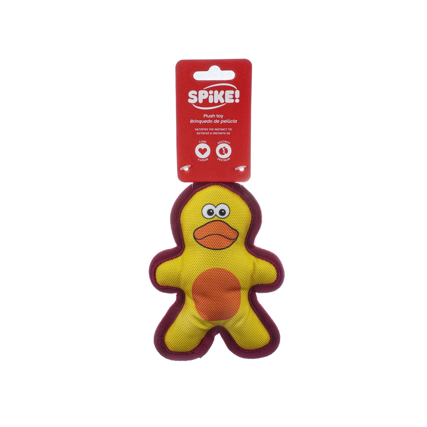 Spike Canvas Duck Dog Toy