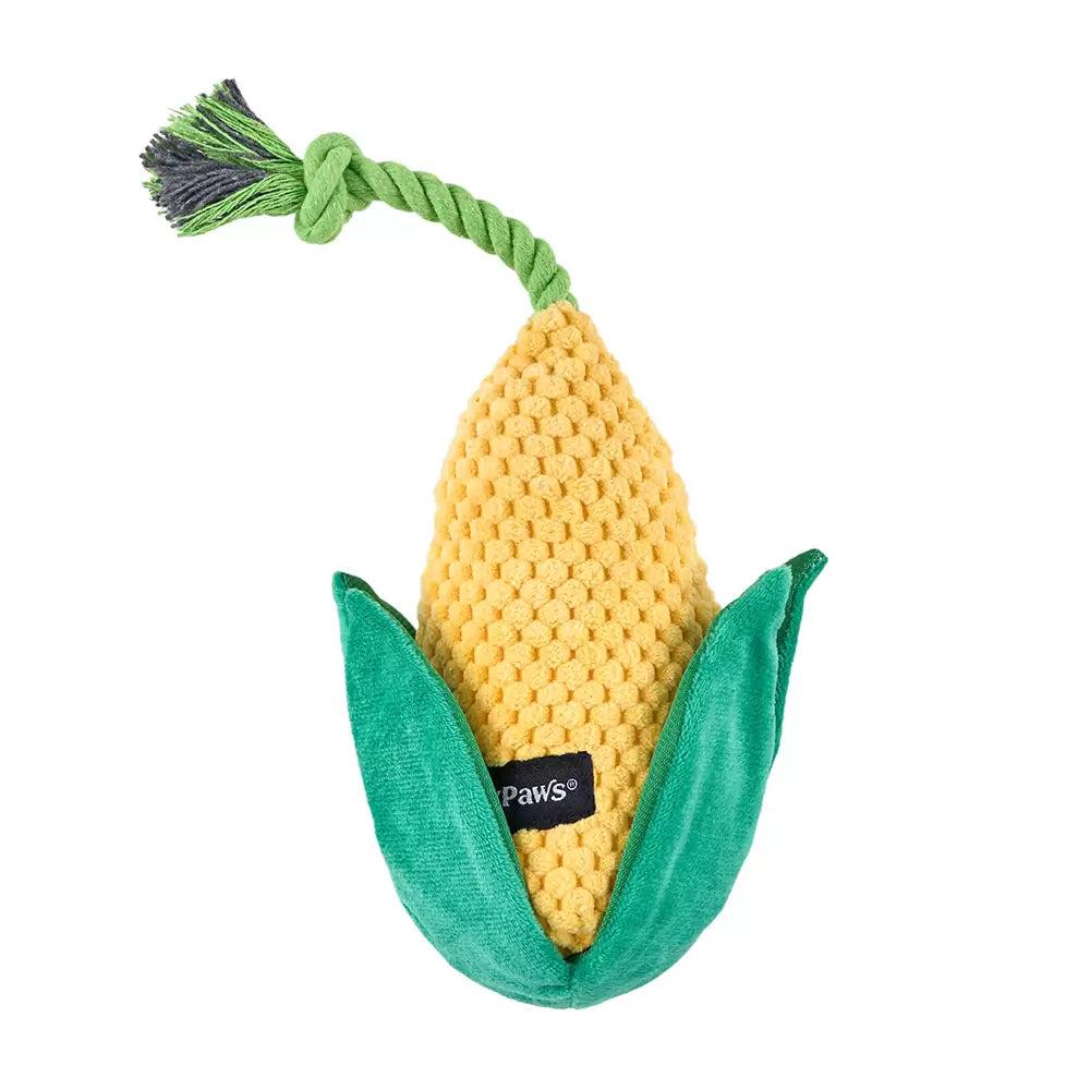 ZippyPaws Crinkle Crops Dog Toy- Corn