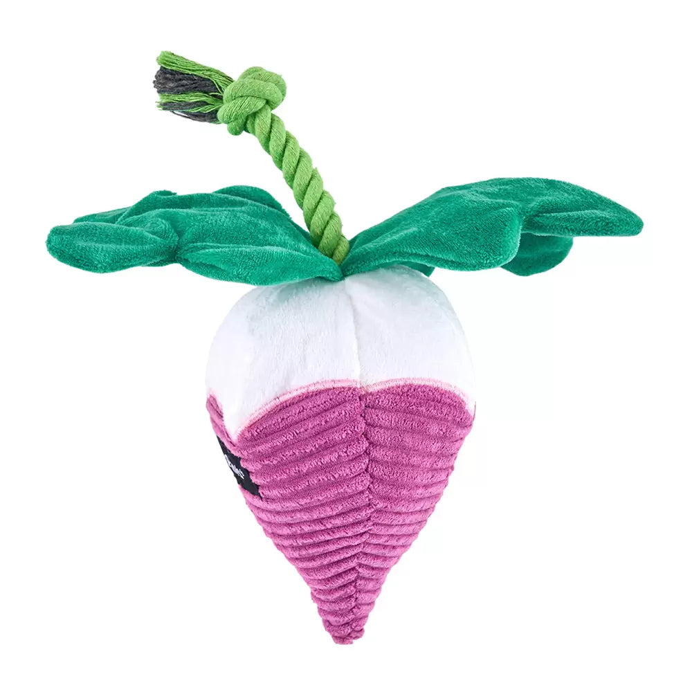 ZippyPaws Crinkle Crops Dog Toy- Radish