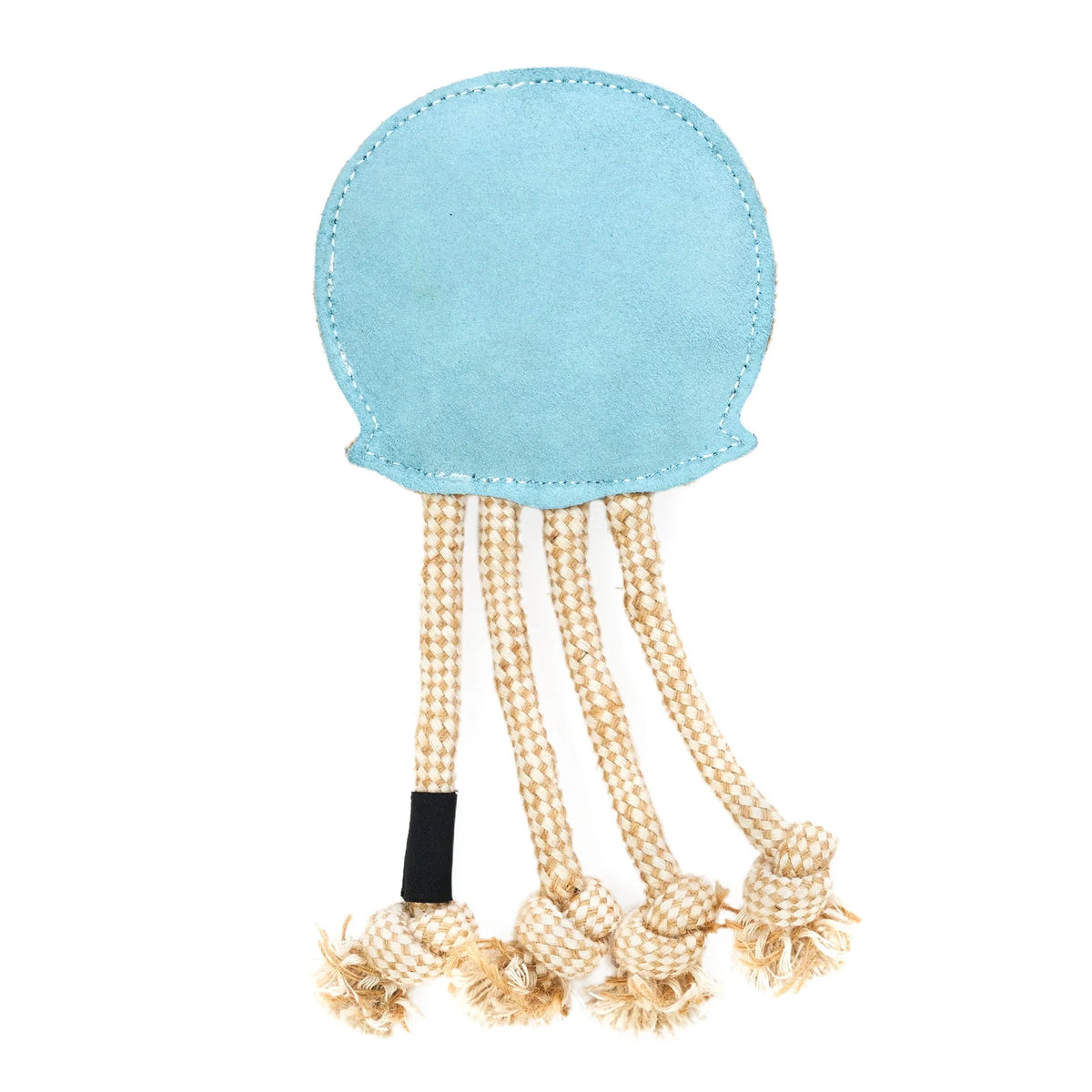 ZippyPaws Suede & Rope Eco Dog Toy - Jellyfish