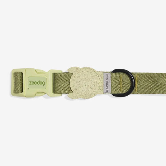 Zee.Dog Naturals Dog Collar - Moss