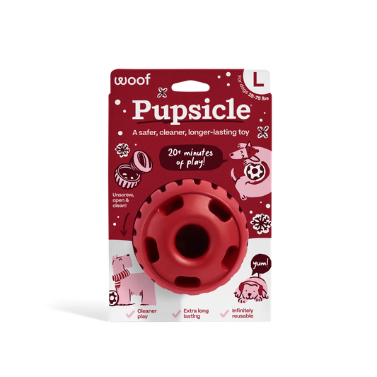 Woof Festive Red Pupsicle Toy