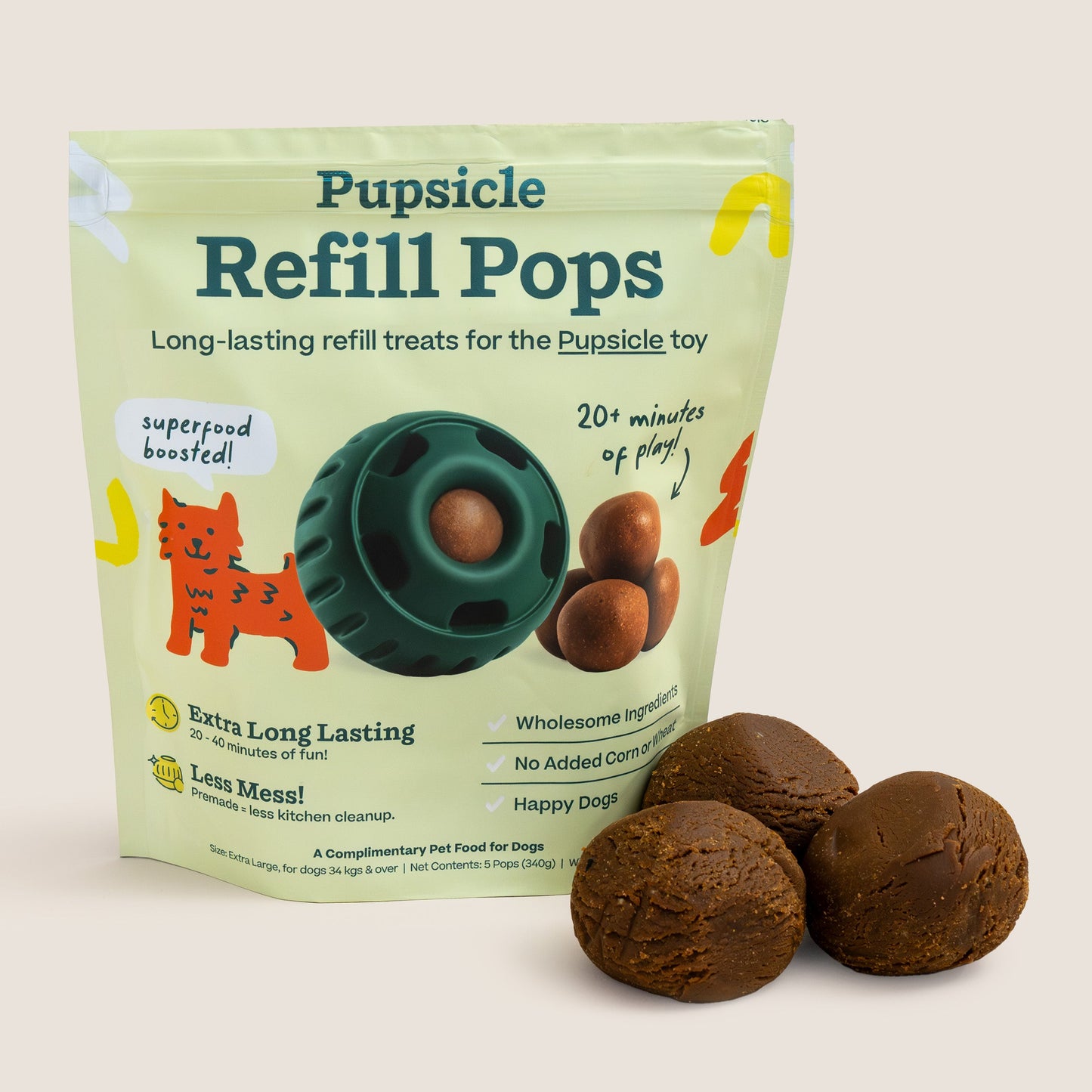 Woof Pupsicle Toy Refill Pops