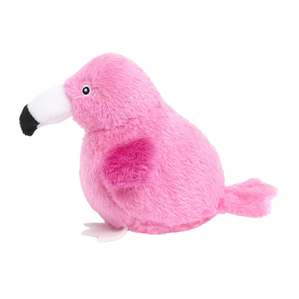 ZippyPaws 2-in-1 Birdiez Dog Toy - Flamingo