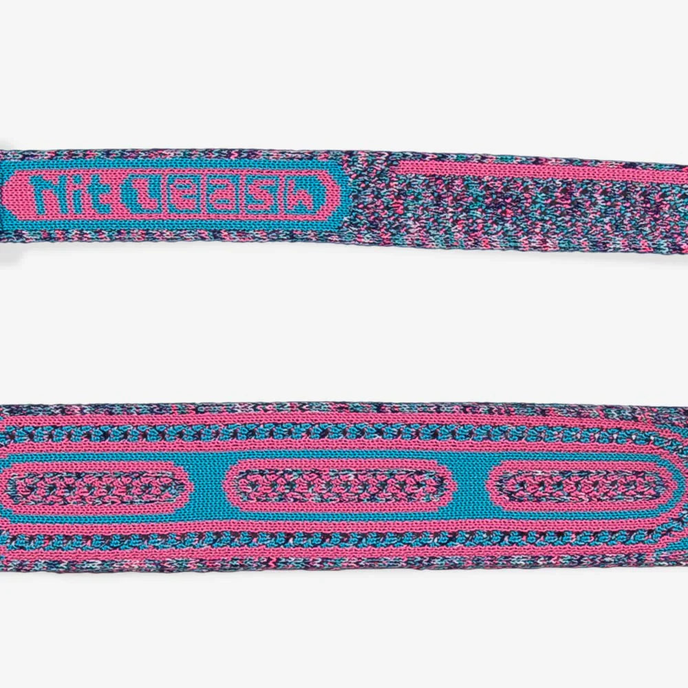 Candy NitLeash product photo close up of knitted material