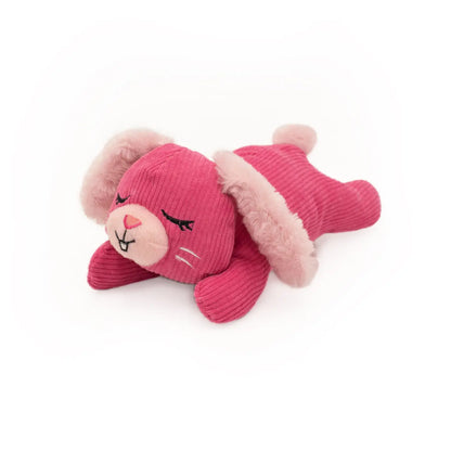 ZippyPaws Snooziez with Shhhqueaker Dog Toy - Bunny