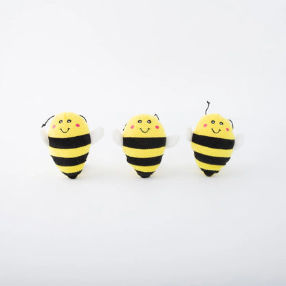 ZippyPaws Burrow Dog Toy - Honey Pot Bees