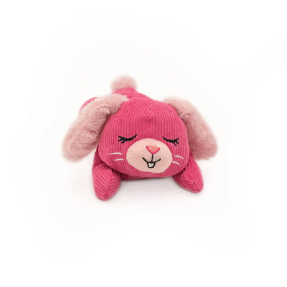 ZippyPaws Snooziez with Shhhqueaker Dog Toy - Bunny