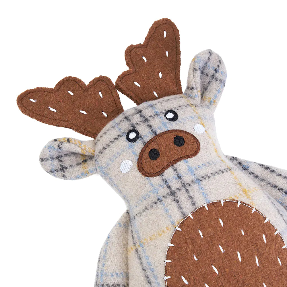 ZippyPaws Cotton & Suede Eco Dog Toy - Moose