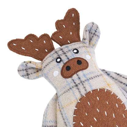 ZippyPaws Cotton & Suede Eco Dog Toy - Moose