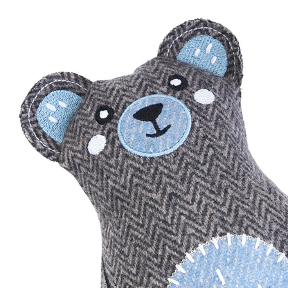 ZippyPaws Cotton & Suede Eco Dog Toy - Bear