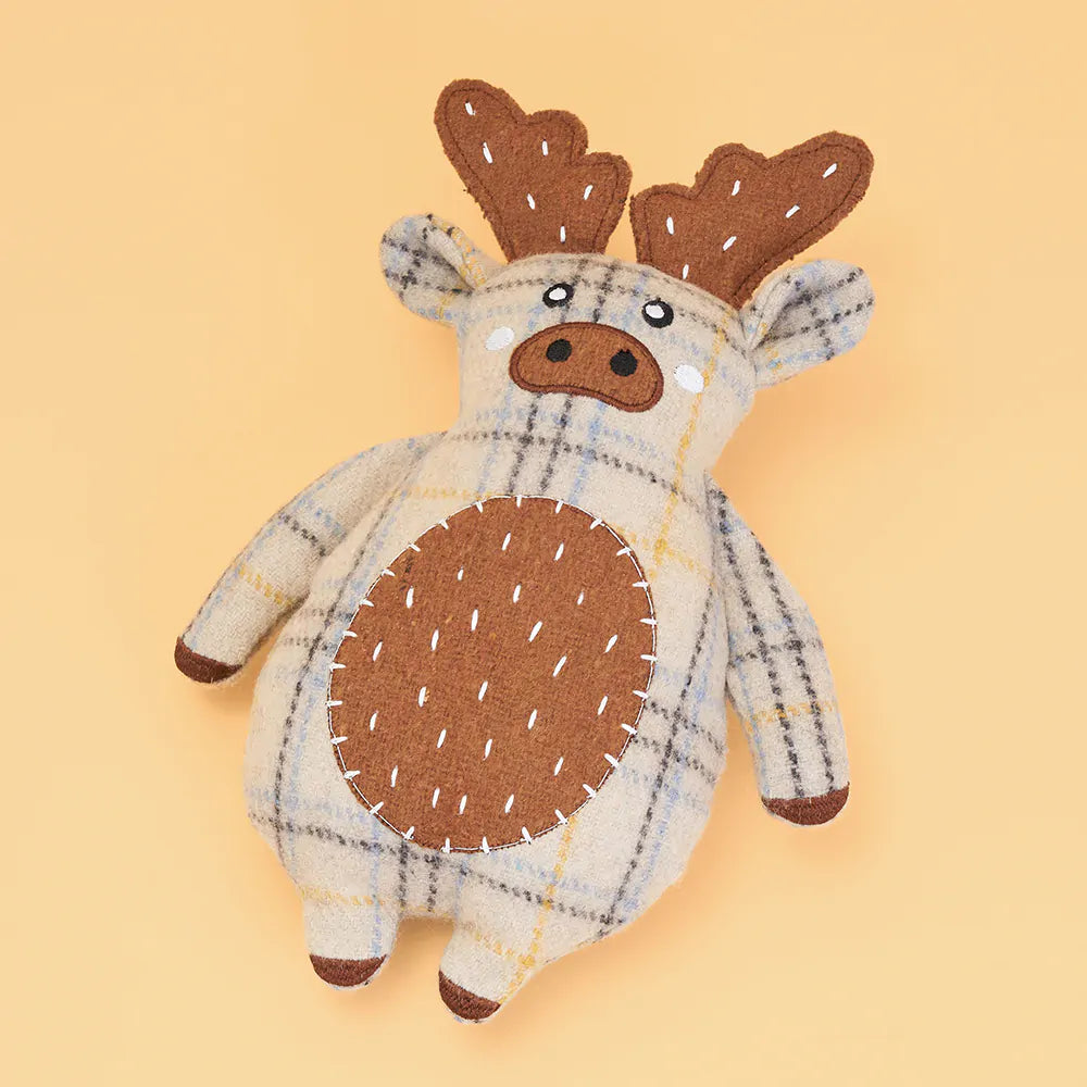 ZippyPaws Cotton & Suede Eco Dog Toy - Moose