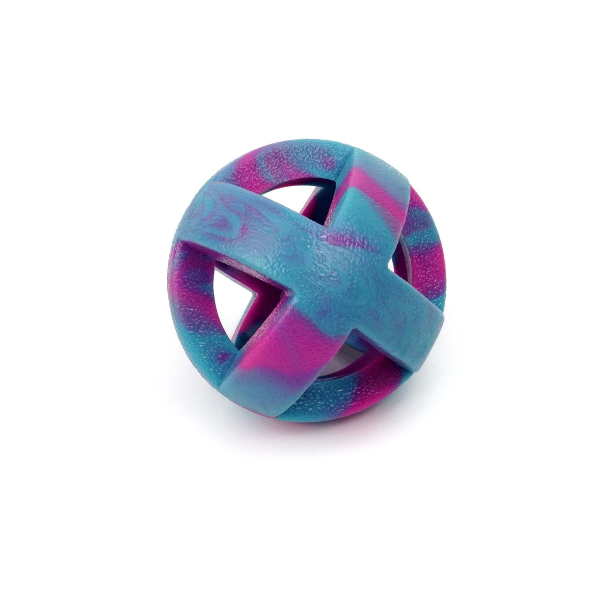 Colourful pet ball on a white background