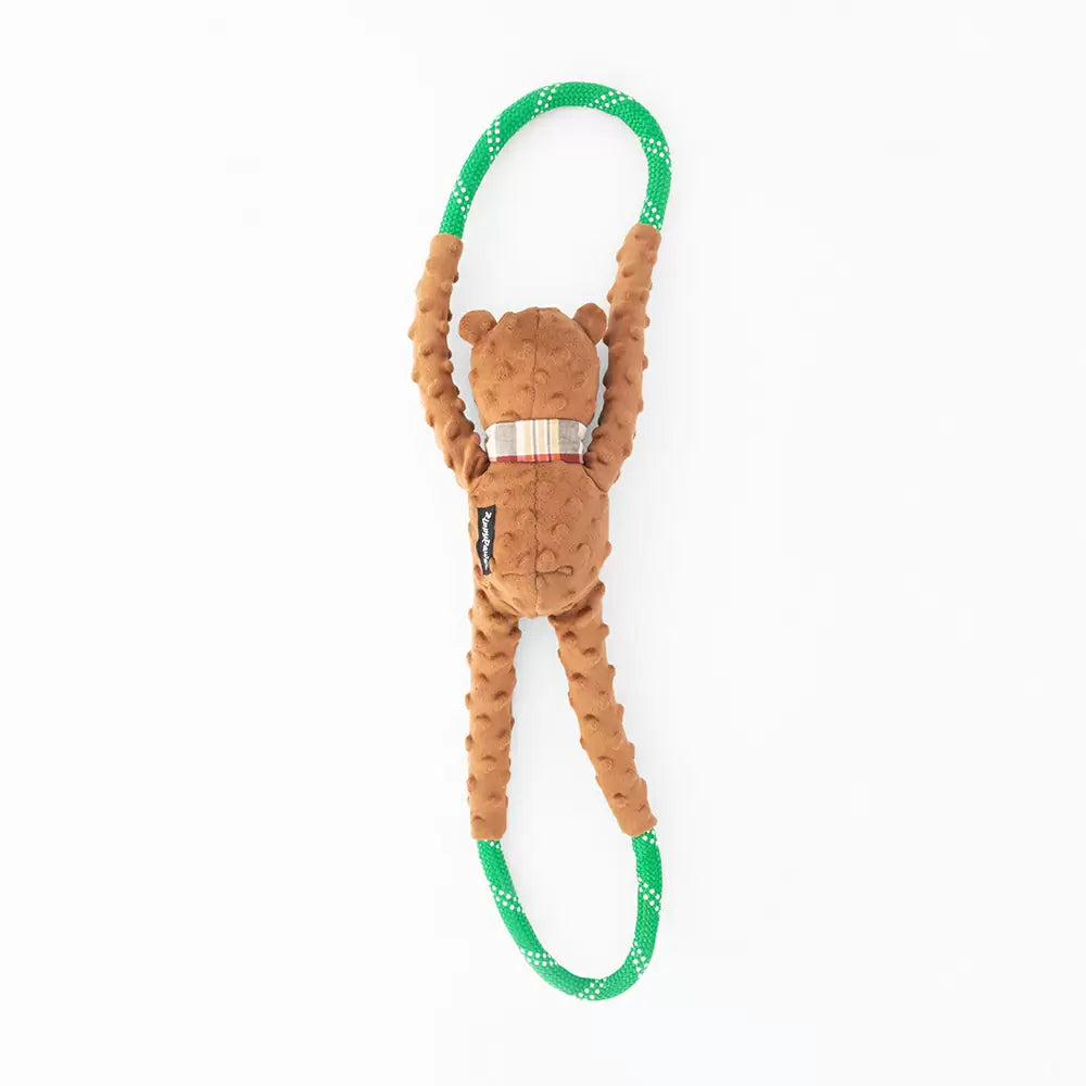 ZippyPaws Ropetugz Dog Tug Toy - Bear