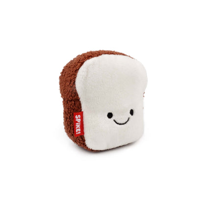Spike Kawaii Plush Bread Loaf Dog Toy