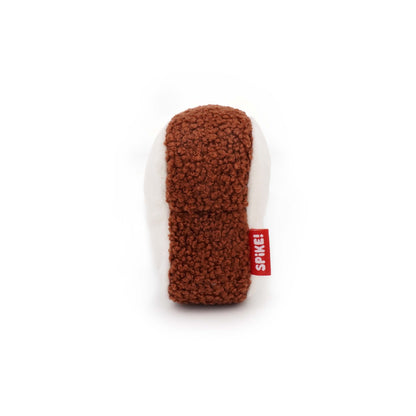 Spike Kawaii Plush Bread Loaf Dog Toy