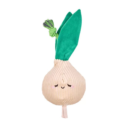 ZippyPaws Crinkle Crops Dog Toy- Onion