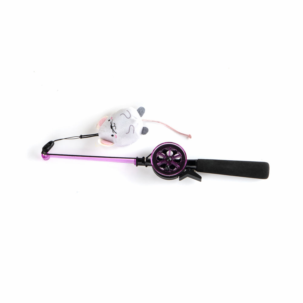 Fuzz Fishing Rod Cat Toy