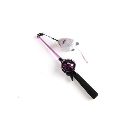 Fuzz Fishing Rod Cat Toy