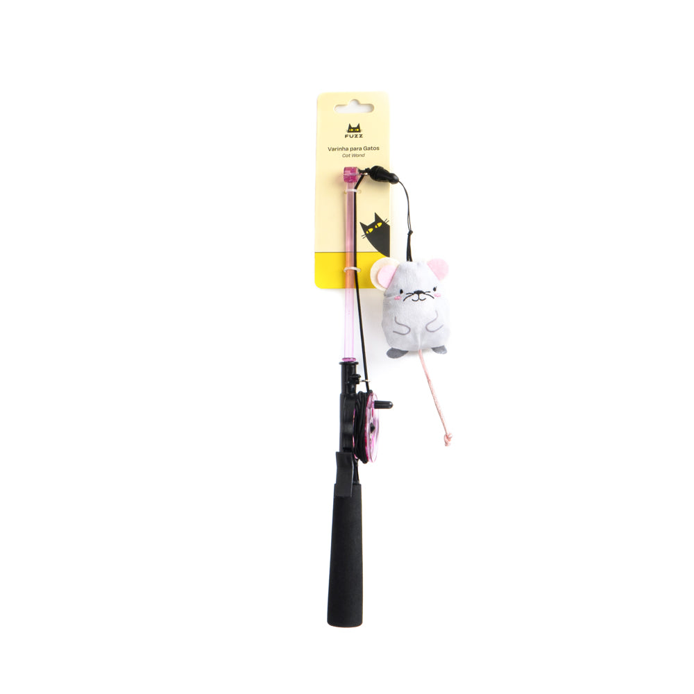 Fuzz Fishing Rod Cat Toy