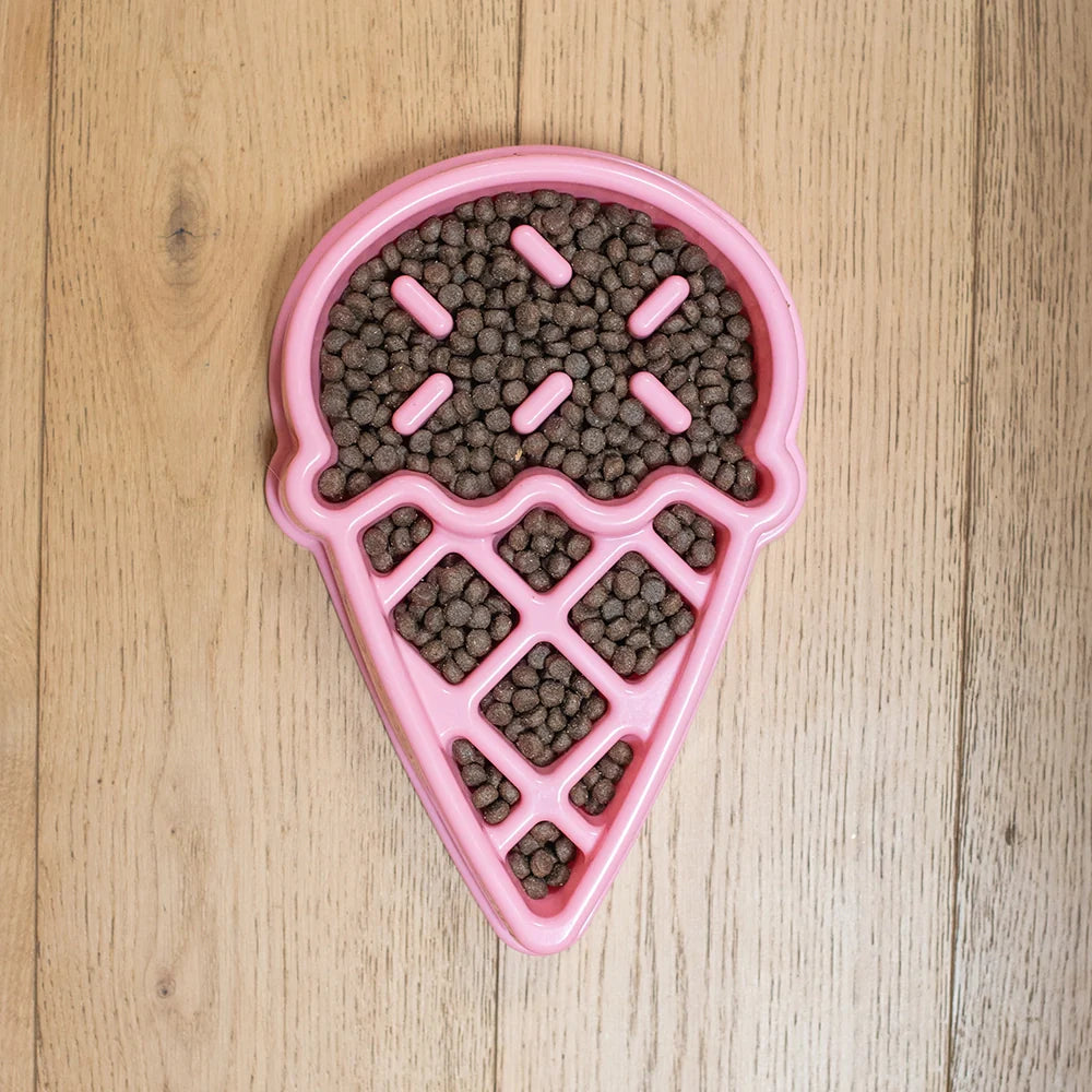 ZippyPaws Slow Feeder Dog Bowl - Ice Cream