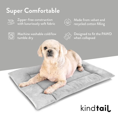 KindTail Pawd® Pad Pet Crate Bed - Dark Grey
