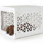 KindTail Pawd® Modern White Collapsible Plastic Dog & Pet Crate