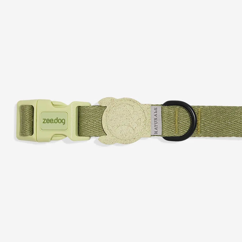 Zee.Dog Naturals Dog Collar - Moss