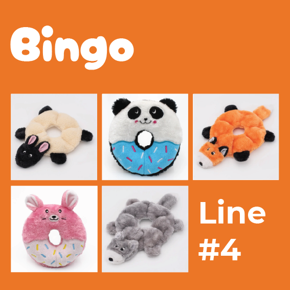 Zippypaws Bingo Line #4