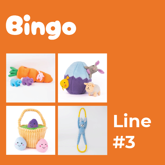 Zippypaws Bingo Line #3