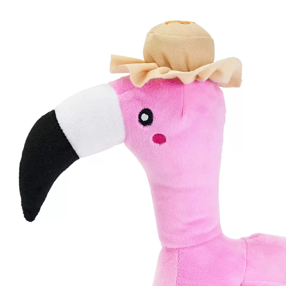 ZippyPaws Dog Toy - Freya the Flamingo
