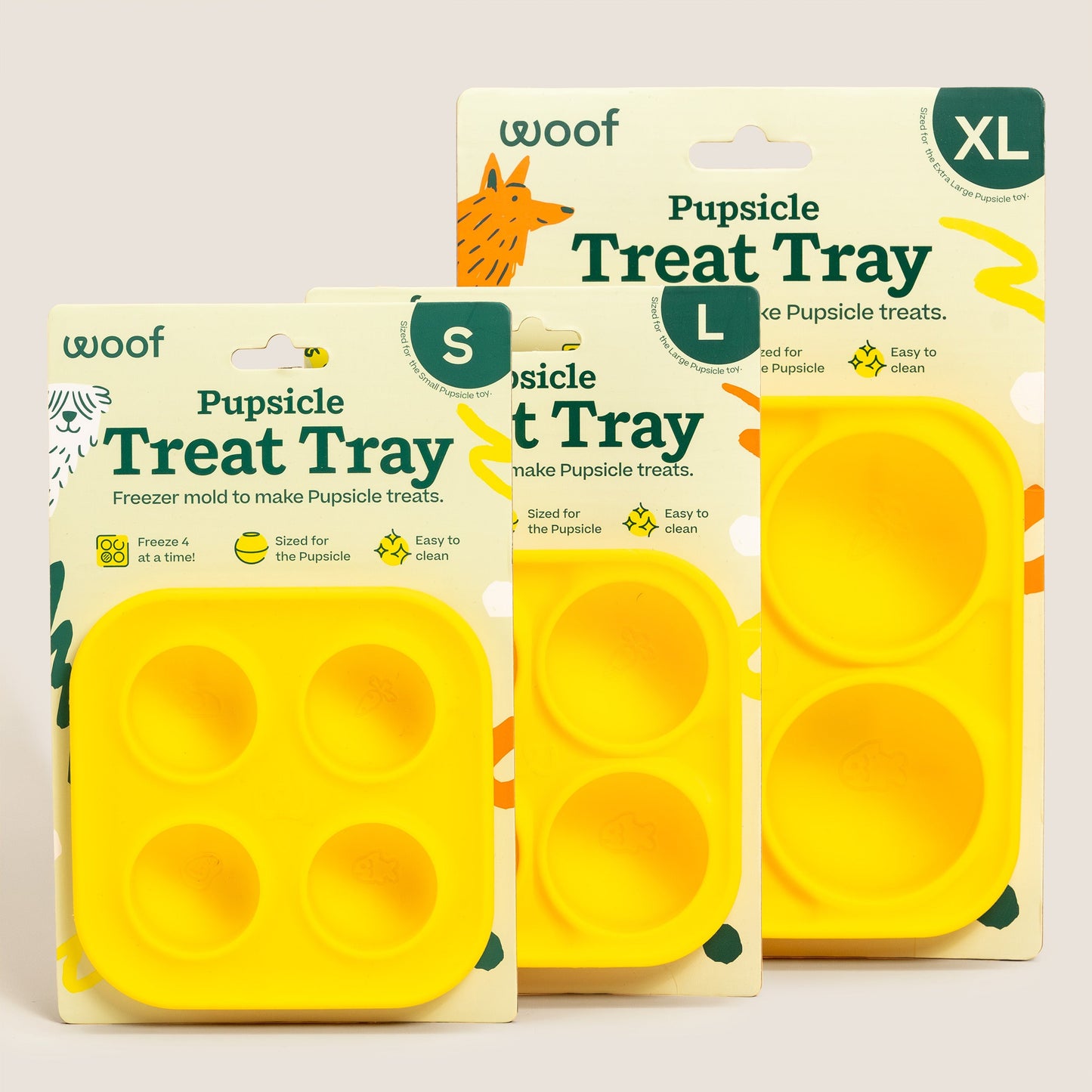 Woof Pupsicle Toy Treat Tray