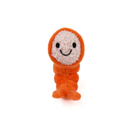 Spike Kawaii Plush Shrimp Dog Toy