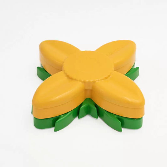 ZippyPaws SmartyPaws Puzzler Slow Feeder Dog Bowl - Sunflower