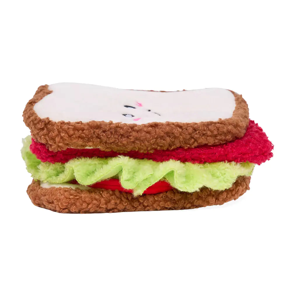ZippyPaws Snufflerz Stacks Snuffle Dog Toy - BLT Sandwich