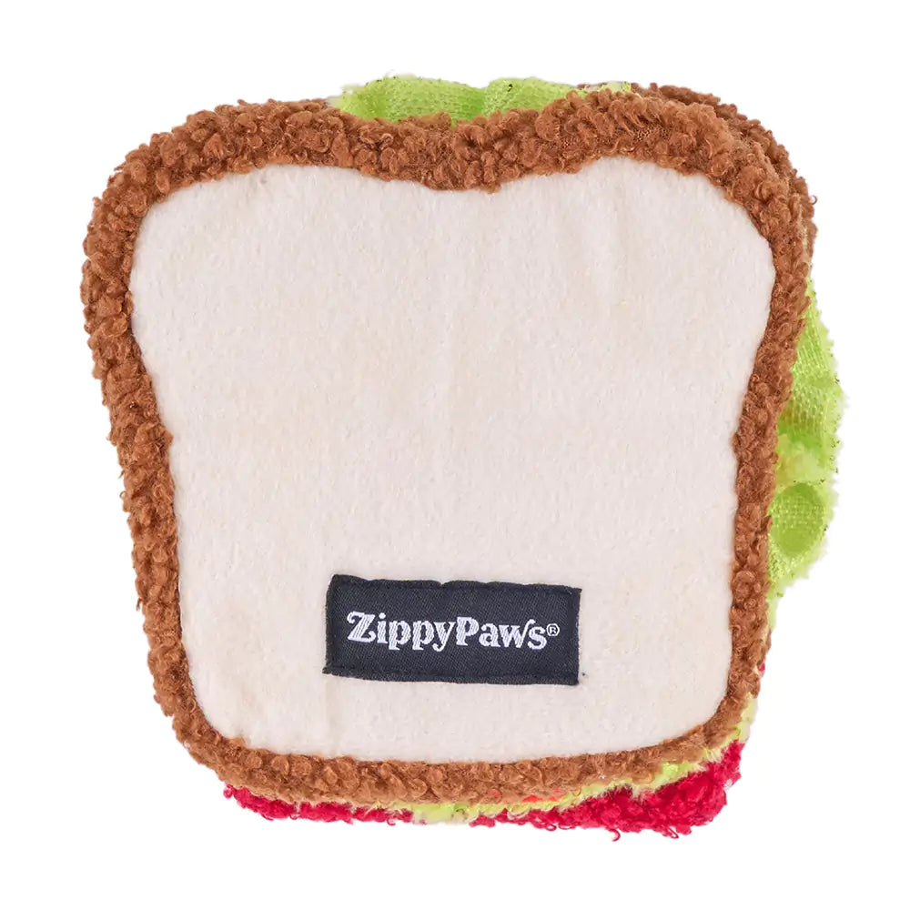 ZippyPaws Snufflerz Stacks Snuffle Dog Toy - BLT Sandwich