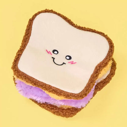 ZippyPaws Snufflerz Stacks Snuffle Dog Toy - PB&J Sandwich