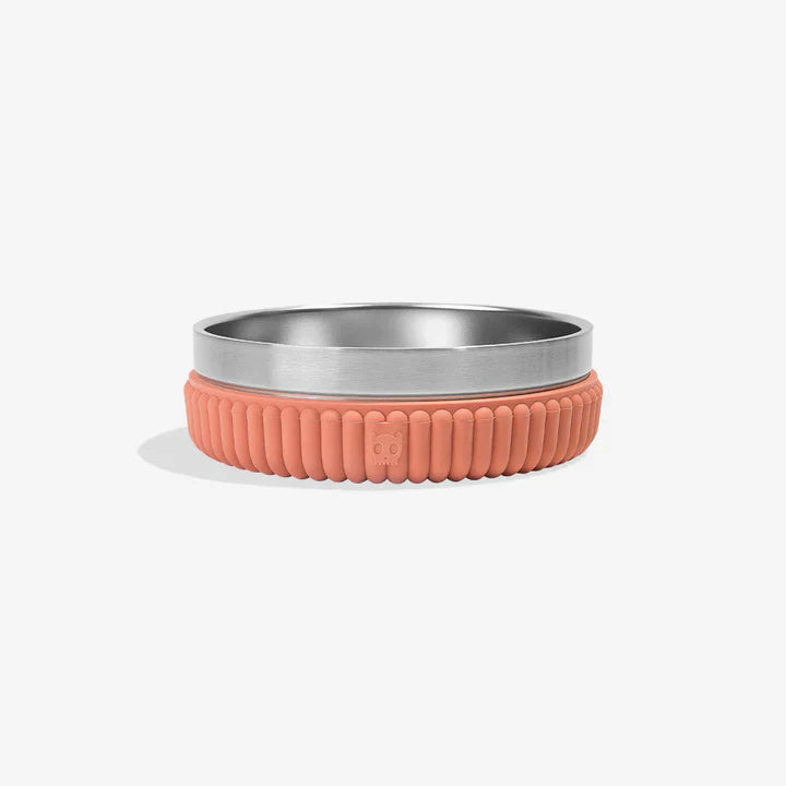 Zee.Dog Tuff Bowl Stripes Clay - Small