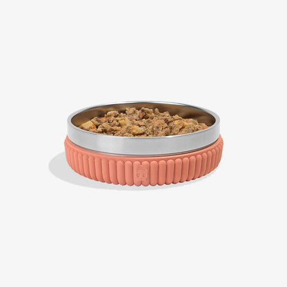 Zee.Dog Tuff Bowl Stripes Clay - Small