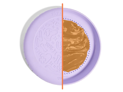Woof Fly 'N' Feed Lavender Dog Frisbee & Lick Mat