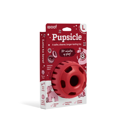 Woof Festive Red Pupsicle Toy