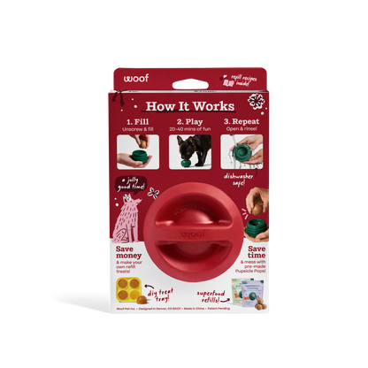 Woof Festive Red Pupsicle Toy