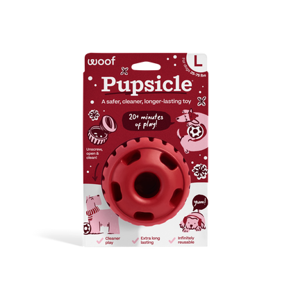 Woof Festive Red Pupsicle Toy