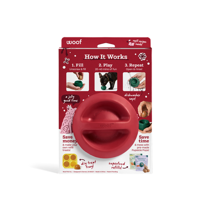 Woof Festive Red Pupsicle Toy