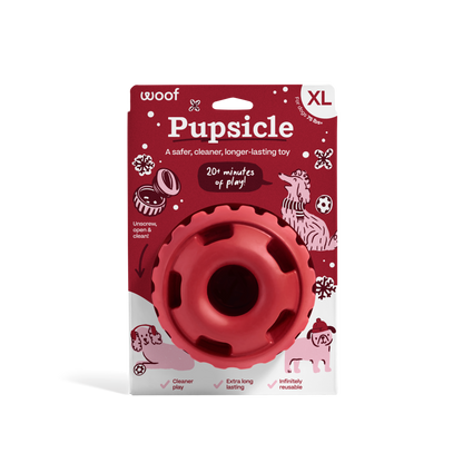 Woof Festive Red Pupsicle Toy