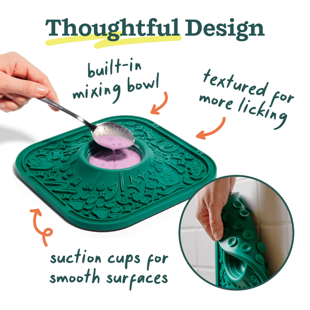 Woof Dog LickMat with Suction Cups