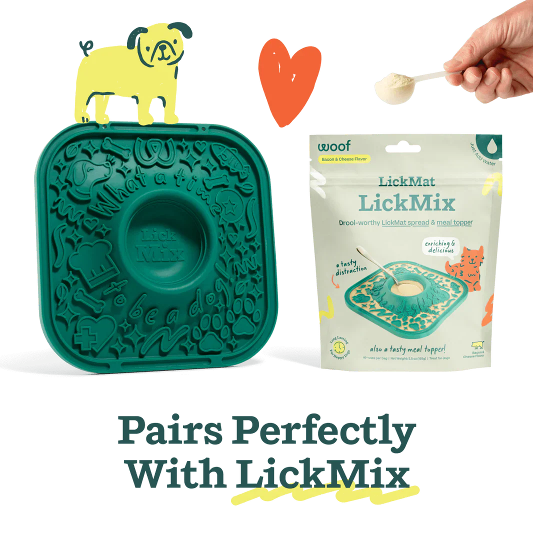 Woof Dog LickMat with Suction Cups