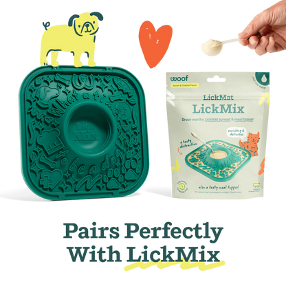 Woof Dog LickMat with Suction Cups